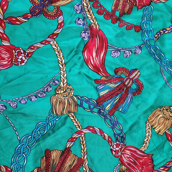 Vintage 90s gold label Victoria's Secret silk button down shirt size M/L retro - Picture 9 of 9